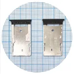 Тримач SIM карти та карти пам'яті Xiaomi Mi Max 2 (чорний 2 SIM (1 SIM + Micro SD))