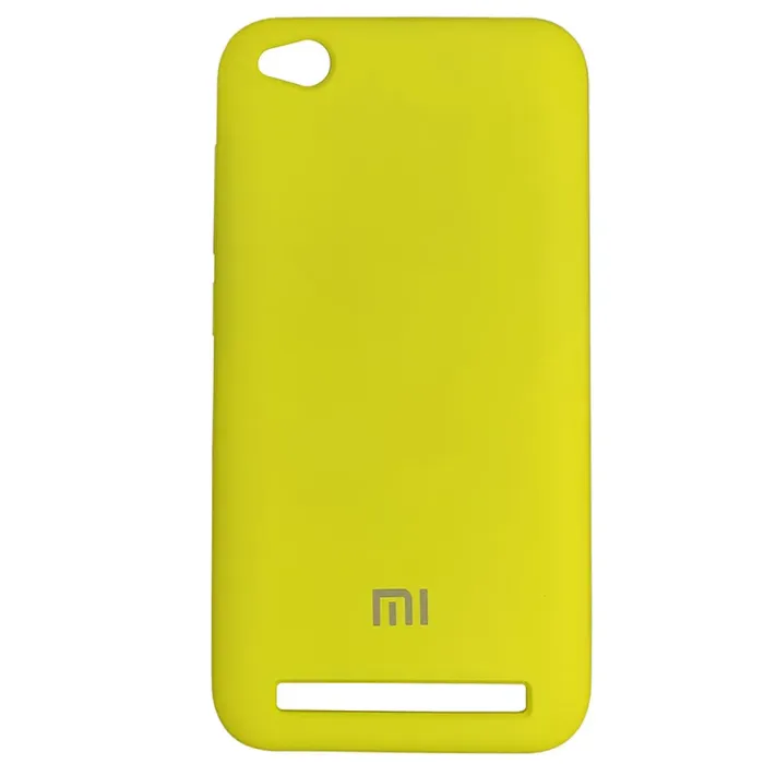 Чехол Silicone Case for Xiaomi Redmi 5A Yellow (4)