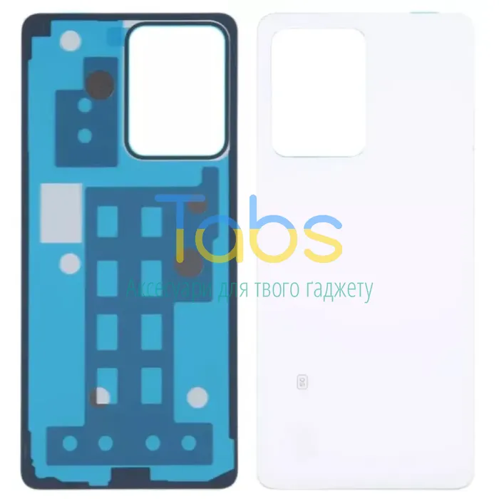 Задня кришка для Xiaomi Redmi Note 12 Pro+ 5G (біла) Original Quality - зображення 1