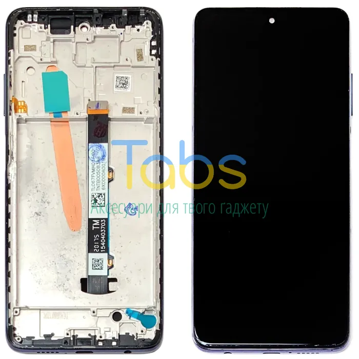 Дисплей для Xiaomi Poco X3 X3 Pro X3 NFC з тачскріном і рамкою (чорний ) Original PRC - изображение 1