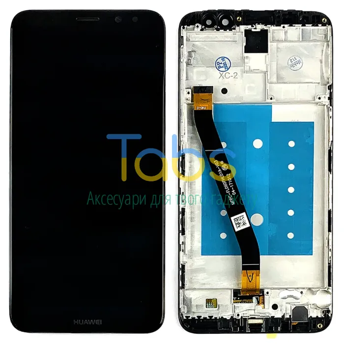 Дисплей для Huawei Mate 10 Lite RNE-L01, RNE-L21, 51091YGF з тачскріном (чорний з рамкою) - изображение 2