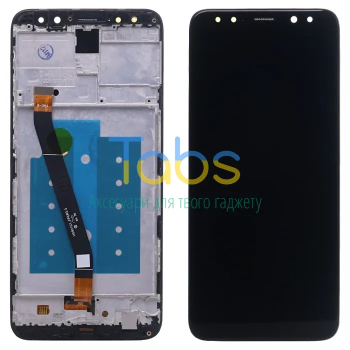 Дисплей для Huawei Mate 10 Lite RNE-L01, RNE-L21, 51091YGF з тачскріном (чорний з рамкою) - изображение 1