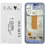 Дисплей для Samsung Galaxy A54 A546 з тачскріном (оригінал 100% з фіолетовою рамкою)