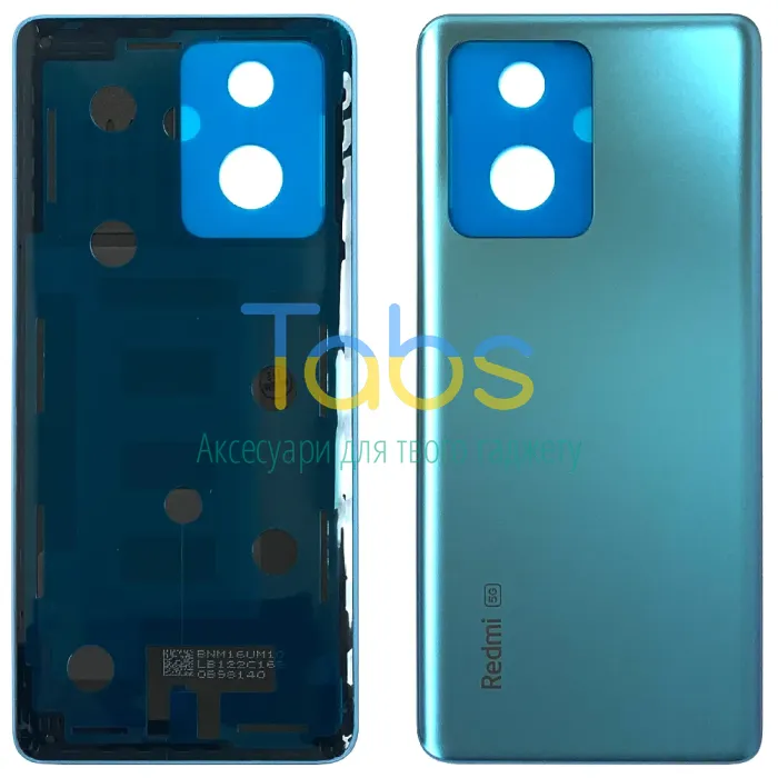 Задня кришка для Xiaomi Redmi Note 12 Pro+ 5G (блакитна Original New) - зображення 1