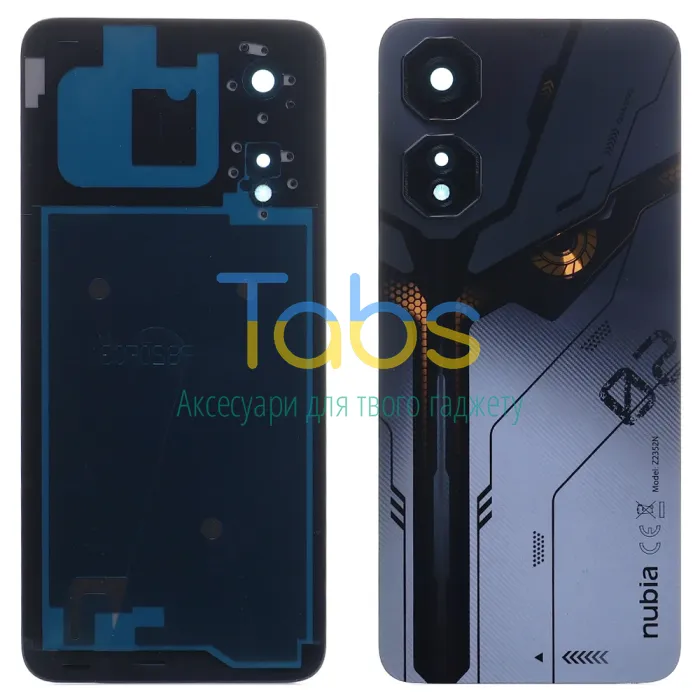 Задня кришка для ZTE Nubia Neo 2 5G (сіра оригінал OEM зі склом камери) - зображення 1