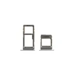Тримач Sim картки Samsung Galaxy A8 2018 A530F, Galaxy A8 Plus 2018 A730F (сірий на 2 SIM + Micro SD комплект)