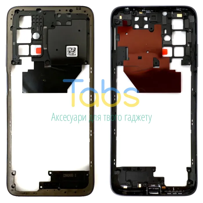 Рамка корпусу Xiaomi Redmi 10, Redmi 10 2022 (сіра) - изображение 1