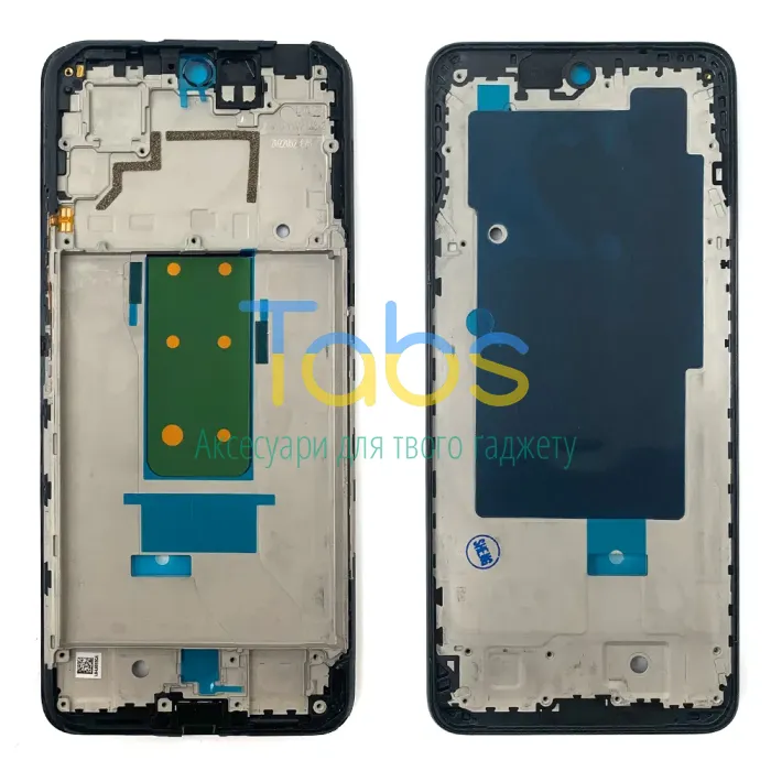 Рамка дисплея Xiaomi Poco X4 GT, Redmi Note 11T Pro, Redmi Note 11T Pro+ (чорна ) Original Quality - изображение 1