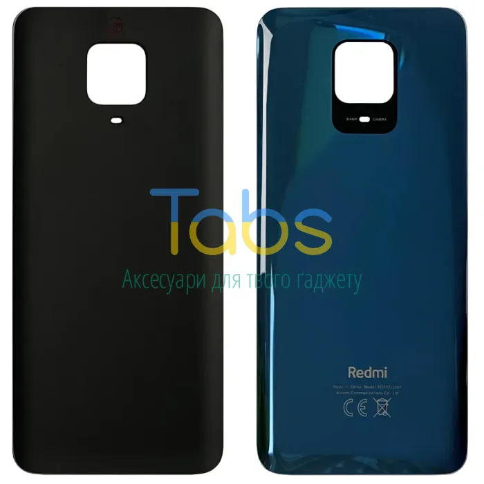 Задня кришка для Xiaomi Redmi Note 9S, Redmi Note 9 Pro Max суміст. Redmi Note 9 Pro (сіра) Original Quality - зображення 1