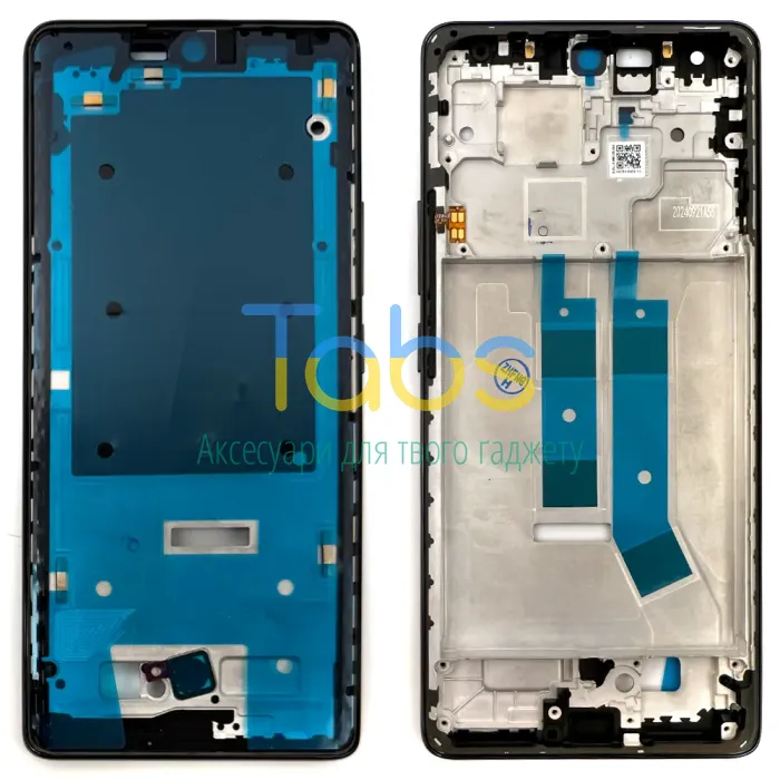 Рамка дисплея Xiaomi Redmi Note 14 Pro 4G (чорна ) Original Quality - зображення 1
