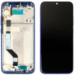 Дисплей для Xiaomi Redmi Note 7, Note 7 Pro з тачскріном (оригінал OEM із синьою рамкою)