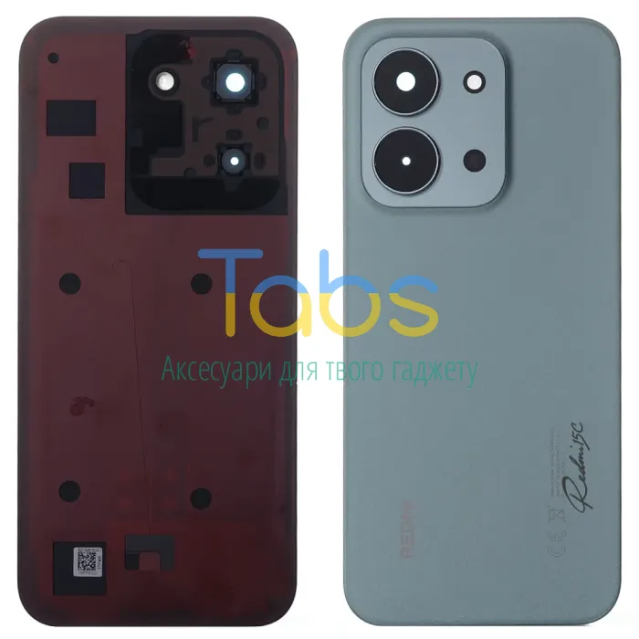 Задняя крышка для Xiaomi Redmi 15C 4G Europe 25078RA3EE, Redmi 15C 5G 171 мм (зелена Original New зі склом камери) - изображение 1