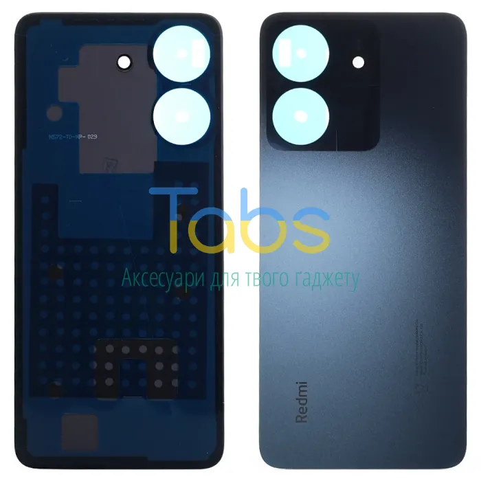 Задня кришка для Xiaomi Redmi 13C (синя оригінал OEM) - зображення 1