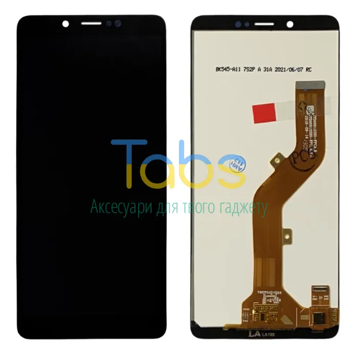 Дисплей для Tecno Pop 2S Pro KB2j з тачскріном (чорний) - зображення 1