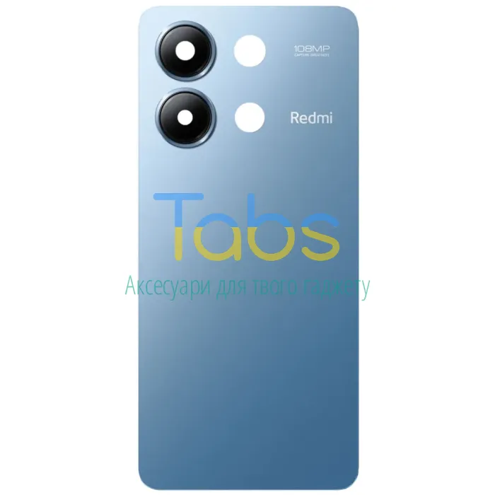 Задня кришка для Xiaomi Redmi Note 13 4G (блакитна зі склом камери) Original Quality - зображення 2