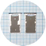 Тримач SIM карти та карти пам'яті Xiaomi Redmi 4X (чорний 2 SIM(1 SIM + Micro SD))