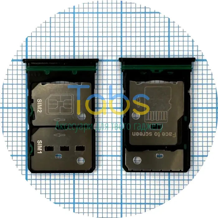 Тримач Sim картки OnePlus Nord CE 2 5G (блакитний на 2 SIM + MicroSD) - изображение 1
