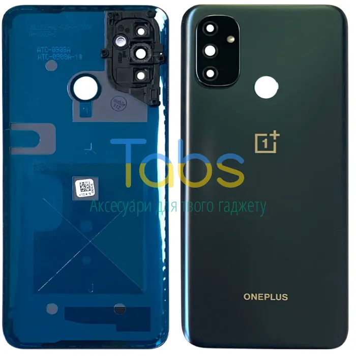 Задня кришка для OnePlus Nord N100 (сіра Original New зі склом камери) - зображення 1