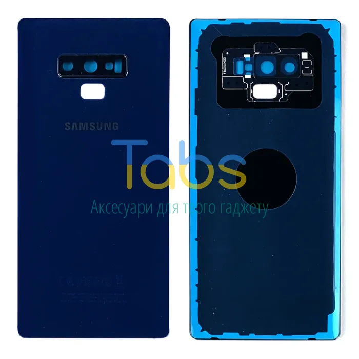 Задня кришка для Samsung Galaxy Note 9 N960F (синій зі склом камери) Original Quality - зображення 1