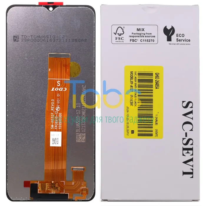 Дисплей для Samsung Galaxy A03 2021 A032F (подвійний шлейф) з тачскріном (оригінал OEM SP) - зображення 1