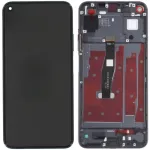 Дисплей для Huawei Nova 5T, Honor 20 з тачскріном та рамкою (чорний ) Original Quality