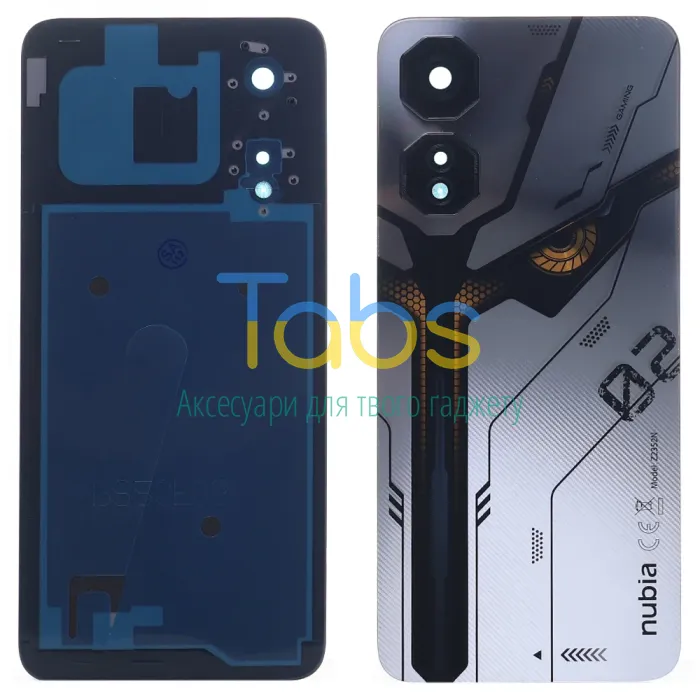 Задня кришка для ZTE Nubia Neo 2 5G (срібляста оригінал OEM зі склом камери) - зображення 1
