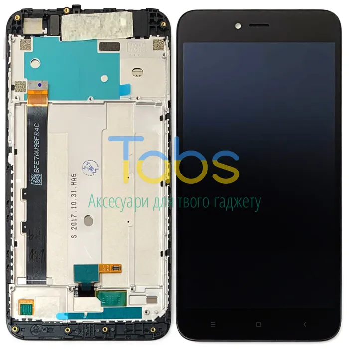 Дисплей для Xiaomi Redmi Note 5A 2/16 Gb MDG6 з тачскріном Розпродаж (чорний із рамкою) Original Quality - изображение 1