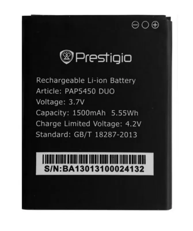 Акумулятор для Original PRC Prestigio MultiPhone РАР 5450, PAP5450 (1500 mAh)