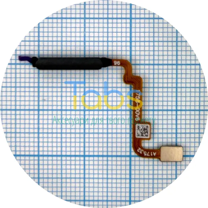 Шлейф Xiaomi Redmi Note 10 4G, Redmi Note 10s з кнопкою включення та сканером відбитка пальця (сірий) Original Quality - зображення 1