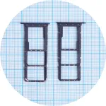 Тримач SIM карти Nokia 5.4 (синій на 2 SIM + Micro SD)
