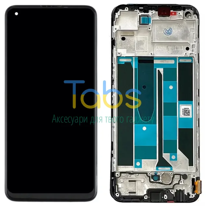 Дисплей для Realme 8 4G, Realme 8 Pro з тачскріном та рамкою (OLED) - зображення 1