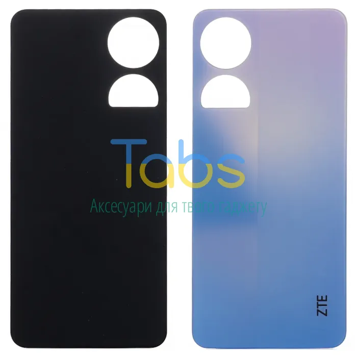 Задня кришка для ZTE Blade V40s (блакитна ) Original Quality - изображение 1