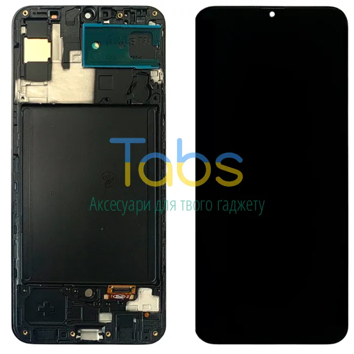 Дисплей для Samsung Galaxy A30s 2019 A307F з тачскріном (OLED Big LCD з рамкою) - изображение 1