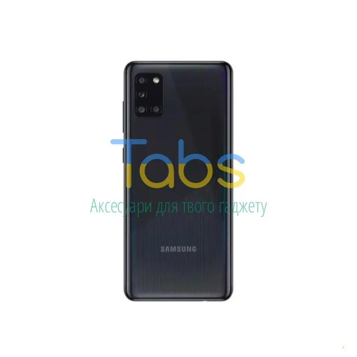 Задня кришка для Samsung Galaxy A31 A315F (чорна зі склом камери) Original Quality - зображення 2