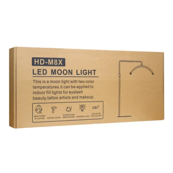 LED Лампа Moon Підлогова M8X 28" Білий - зображення 3
