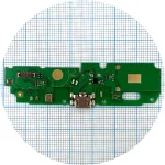 Шлейф Nokia C30 з роз'ємом зарядки та мікрофоном - нижня плата High Quality