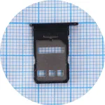 Тримач Sim карти Meizu Note 22 M513H (чорний на 2 SIM)