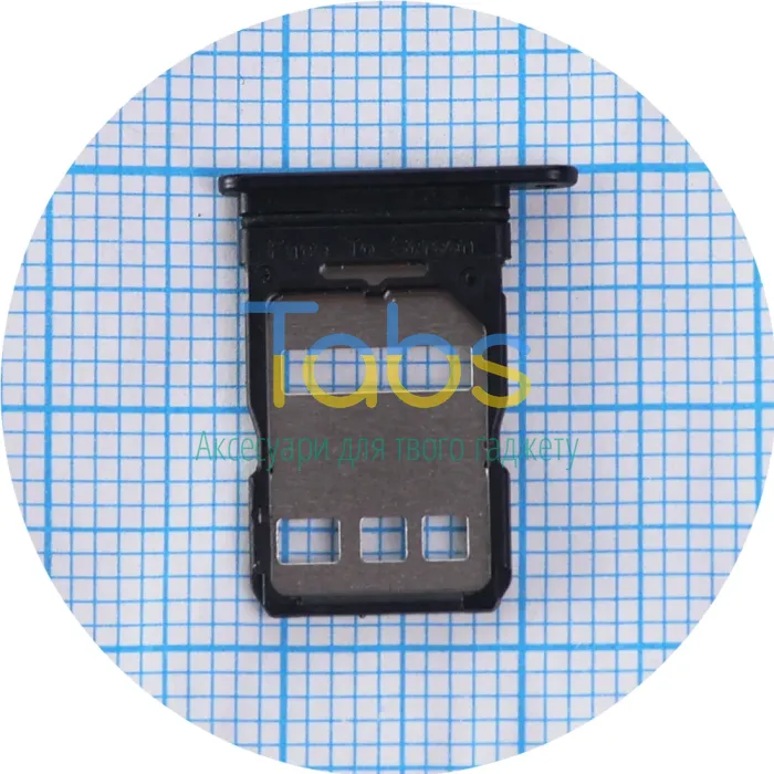 Тримач Sim карти Meizu Note 22 M513H (чорний на 2 SIM) - зображення 1