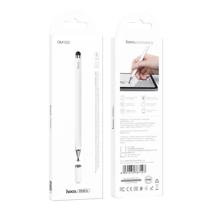 Стілус Hoco GM103 Universal Capacitive Pen Чорний