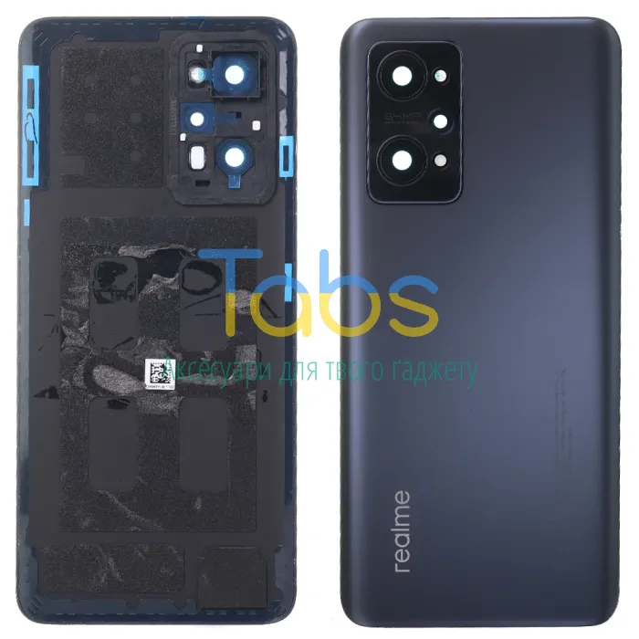 Задняя крышка для Realme GT Neo 2 RMX3370 (чорна Original New зі склом камери) - изображение 2