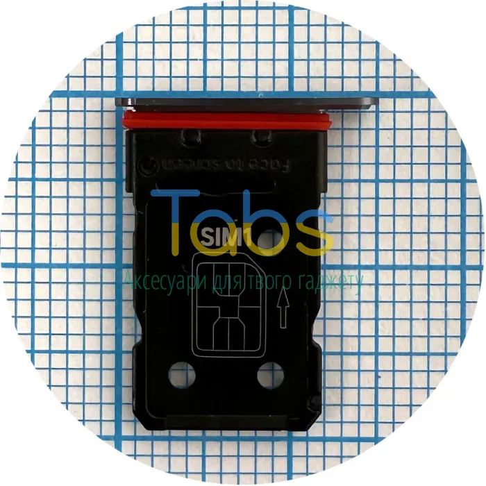 Тримач SIM карти OnePlus 11 (чорний на 2 SIM) - изображение 1