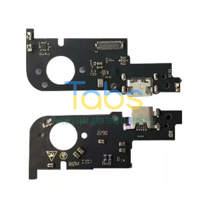 Шлейф для ZTE Blade A52 A53 Pro з роз'ємом зарядки та мікрофоном - нижня плата High Quality - зображення 1