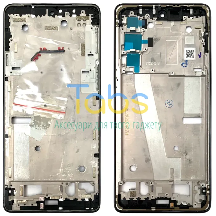 Рамка дисплея Motorola Edge 20 (чорна ) Original Quality - изображение 1