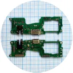 Шлейф Oppo A74 4G, A94 5G, A95 5G з роз'ємами зарядки, навушників та мікрофоном - нижня плата High Quality
