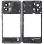 Рамка корпусу Motorola Moto G84 XT2347 (синя зі склом камери)