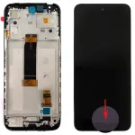 Дисплей для Xiaomi Redmi 12, Poco M6 Pro 5G з тачскріном та рамкою (версія CSOT оригінал OEM - уцінка)