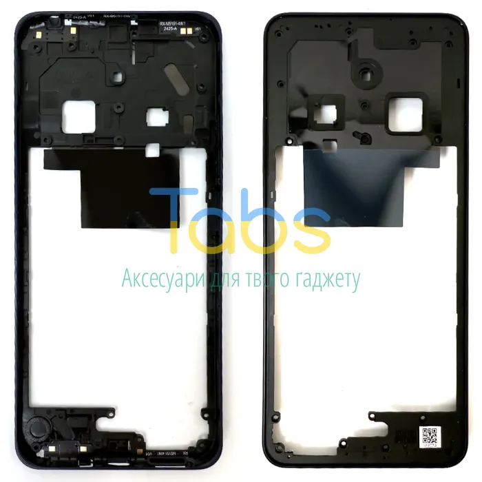 Рамка корпуса Xiaomi Redmi 14C (чорна) - зображення 1