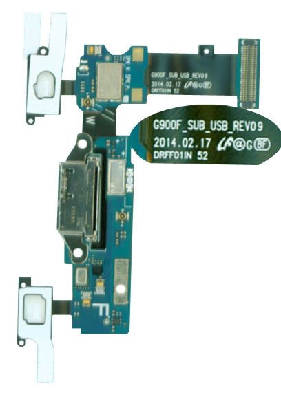 Шлейф роз'єму живлення Samsung Galaxy S5 SM-G900F