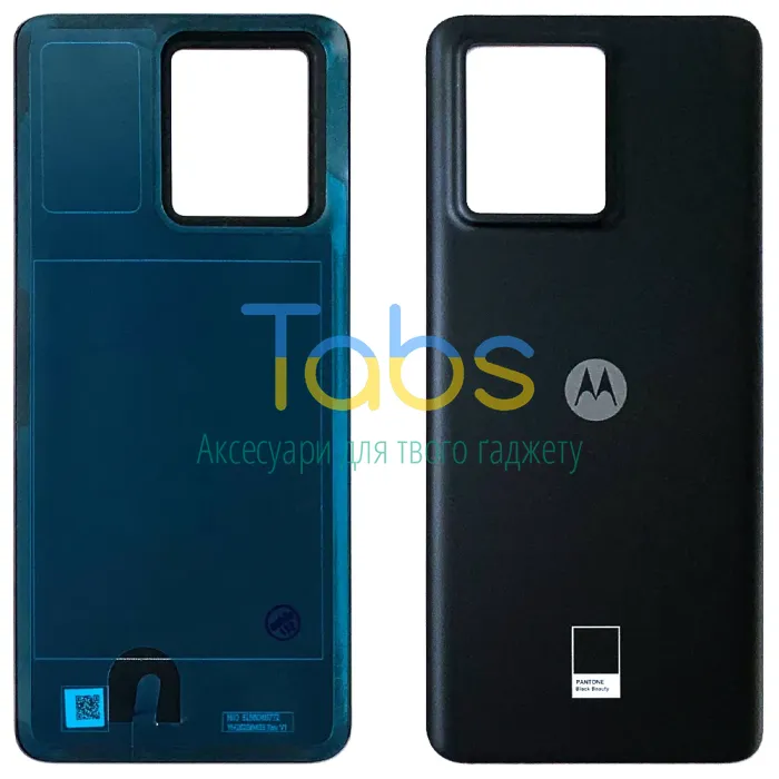 Задня кришка для Motorola Edge 40 Neo XT2307-1 (чорна оригінал OEM) - изображение 1