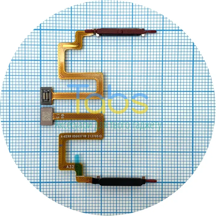 Шлейф Samsung Galaxy A22 5G A226B зі сканером відбитка пальця (чорний) Original Quality - зображення 1